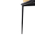 DINING CHAIR FB99616.01 WOOD IN NATURAL-BLACK PU-BLACK METAL LEGS 55,5x50x79Hcm.