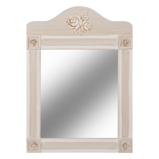 Mirror Melody FB97009.02 white/grey patina 56Χ77.50