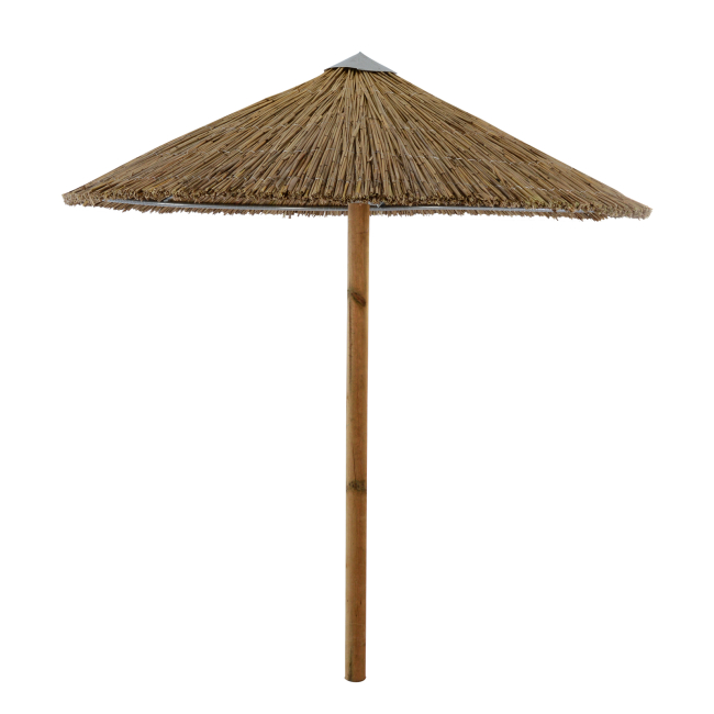Straw Umbrella '210cm with SUPPORT BEAMS FB95408