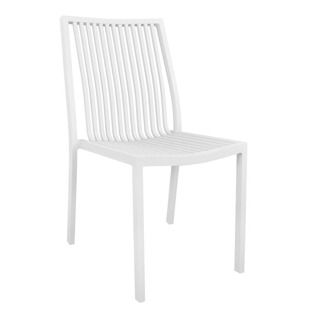 Aluminum Chair White FB95129.01 45,5X59X83,5