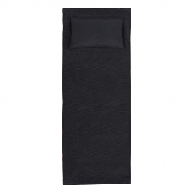 Spare part cloth PVC Black & Pillow for deck chair Naxos