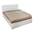 Bed FB9321.02 Chesterfield-styled storage space White 150x200cm