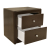 Bedside table Mone FB92219.01 with 2 drawers from dark brown PU 48x41x50 cm