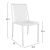 Aluminum Chair White FB95129.01 45,5X59X83,5