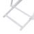 LOUNGE CHAIR PROFESSIONAL FB95076.04 ALUMINUM & TEXTILENE IN WHITE COLOR 59,5x102,5x94Hcm.