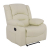 FB98317.03 Armchair, recline, massage, off-white PU 92x95x98 cm