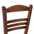 Traditional chair with straw walnut FB910369.01