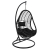 Hanging Armchair Nest FB95541.02 with black wicker & Pillows Diameter95x195cm