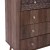 Drawer Shanice FB98658 Walnut with Embroideral Style 74,5x39,5x87,5 cm.