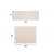 Replacement pillow divided for armchair director's Naxos Cream FB911252.60 45,5x38 & 55,5x19