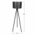 FLOOR LAMP IN GREY AND BLACK FB97272.10 Φ38x145 cm