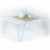 COFFEE TABLE SILLIA FB99180.02 WHITE 60x60x29Y cm.