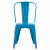 DINING CHAIR FB98641.08 METAL IN BLUE COLOR 43x50x82Hcm.