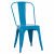 DINING CHAIR FB98641.08 METAL IN BLUE COLOR 43x50x82Hcm.